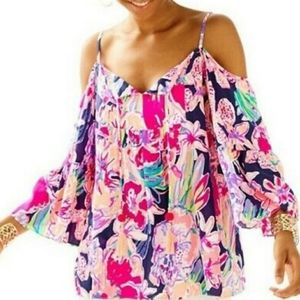 ISO LILLY PULITZER Alanna top in Tipping Point XL